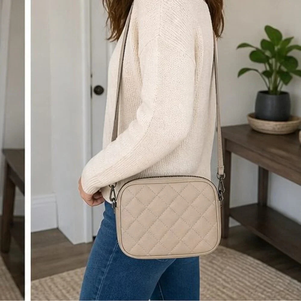 Dior White Cannage Lambskin Mini Lady Dior Handbag with Top Handles